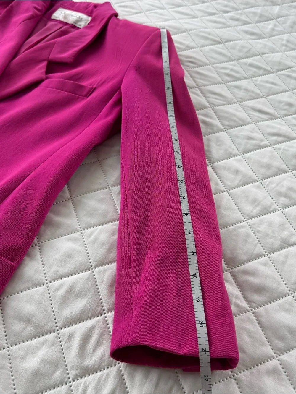 VTG Christian Dior Suit Hot Pink 100% Wool Blazer fuchsia Jacket Women’s M 8-10
